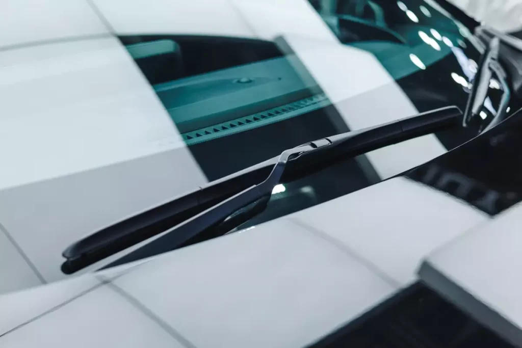 Windshield close-up